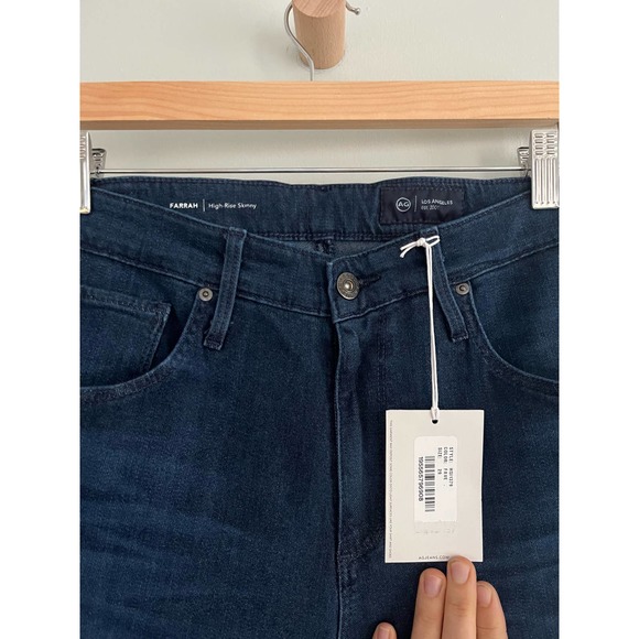 AG Adriano Goldschmied | Farrah High-Rise Skinny Jeans | Fave Blue | Sz 29 | NWT - Picture 6 of 11